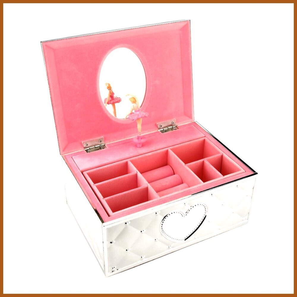 Musical Ballerina Jewelry Box with Spinning Dancer, Plays Fur Elise